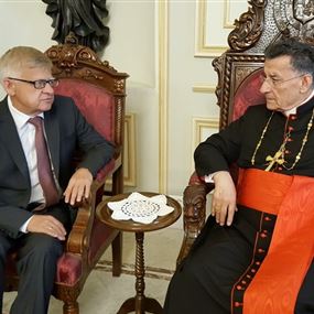 الراعي عرض وسفيري تركيا وروسيا الاوضاع في لبنان الراعي عرض وسفيري تركيا وروسيا الاوضاع في لبنان