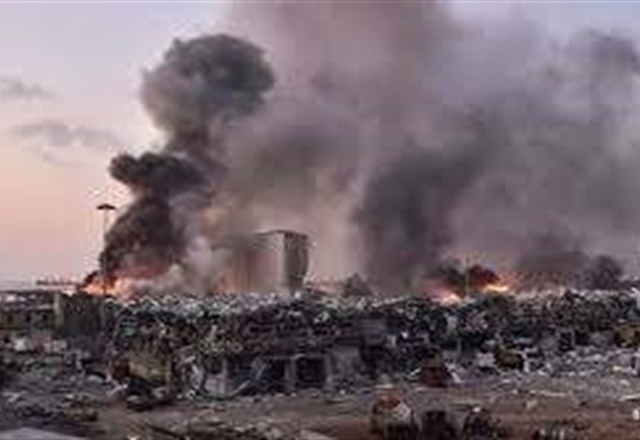 انفجار بيروت... الجيش يستكمل أعمال المسح 