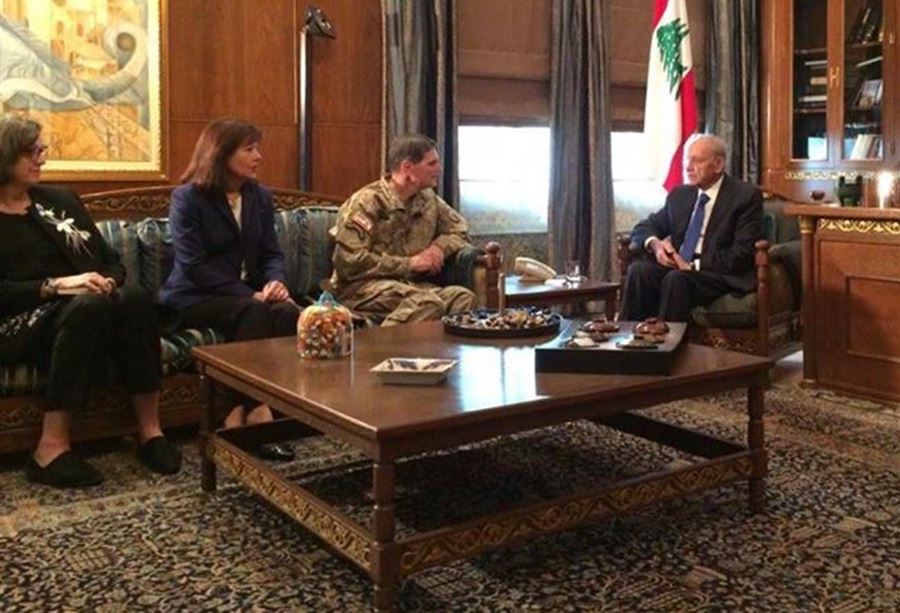 بري يستقبل فوتيل ولازاريني