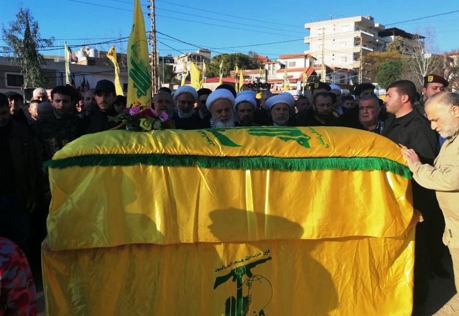 حزب الله يشيع شهيدا في جبشيت