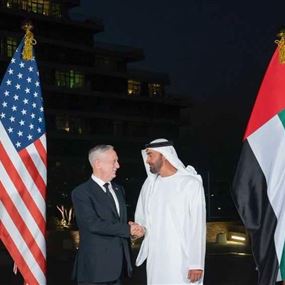 ولي عهد أبوظبي يلتقي وزير الدفاع الأميركي