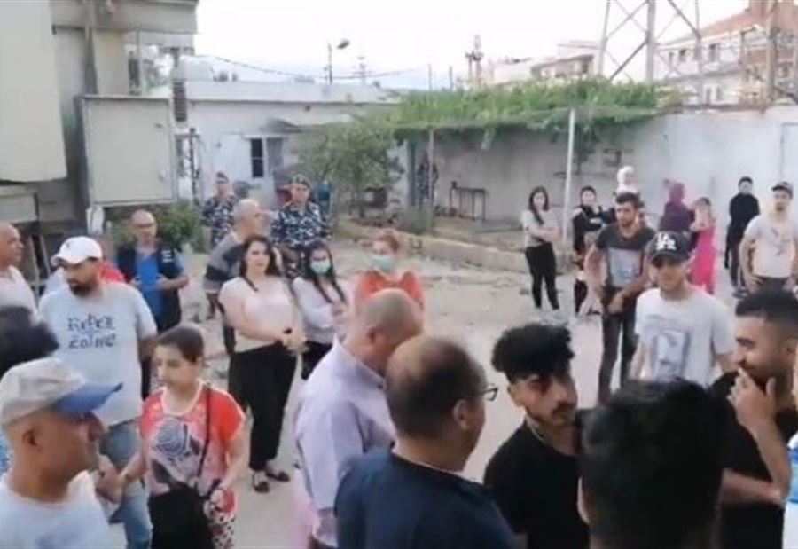 بالفيديو: وقفة احتجاجية لأهالي جب جنين أمام "كهرباء لبنان"