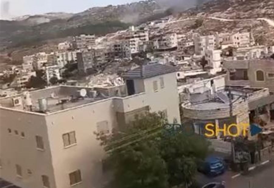 أُطلقت من الجنوب... فيديو يوثق لحظة سقوط صواريخ في الجليل