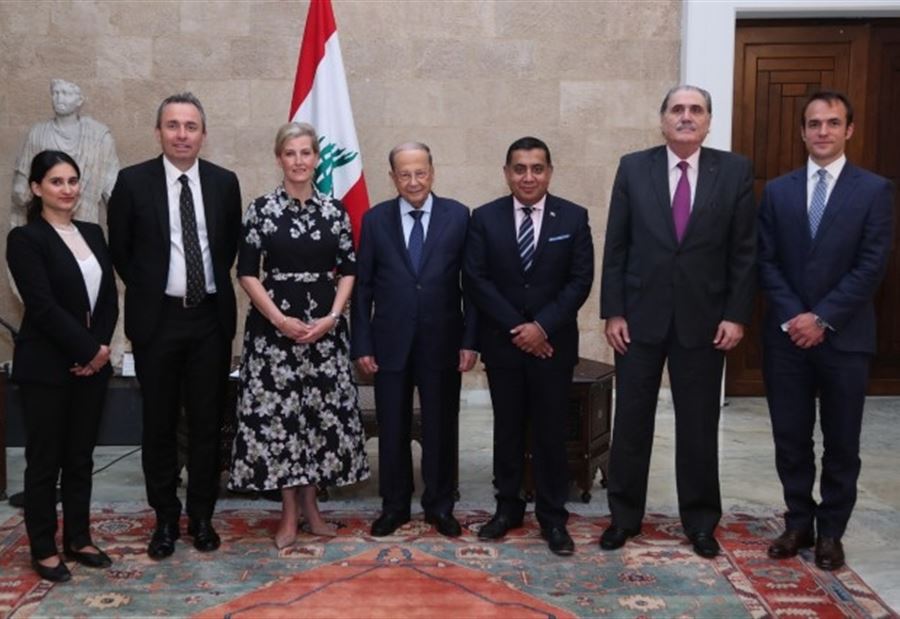 عون يدعو بريطانيا الى المساعدة على عودة النازحين 