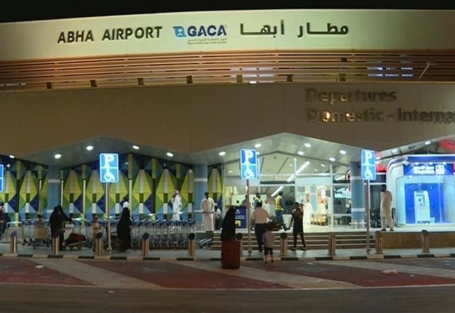 استهداف حوثي جديد لمطار أبها 