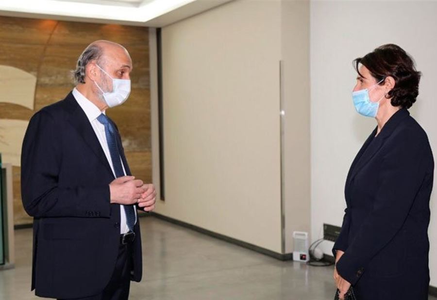 السفيرة الفرنسية في معراب 