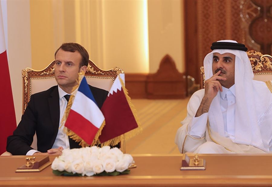 ماكرون يوجه صفعة قوية إلى أمير قطر