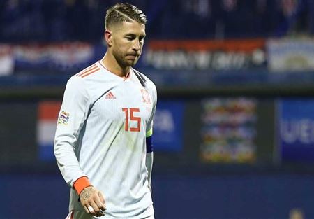 راموس يغادر منتخب إسبانيا مصابا