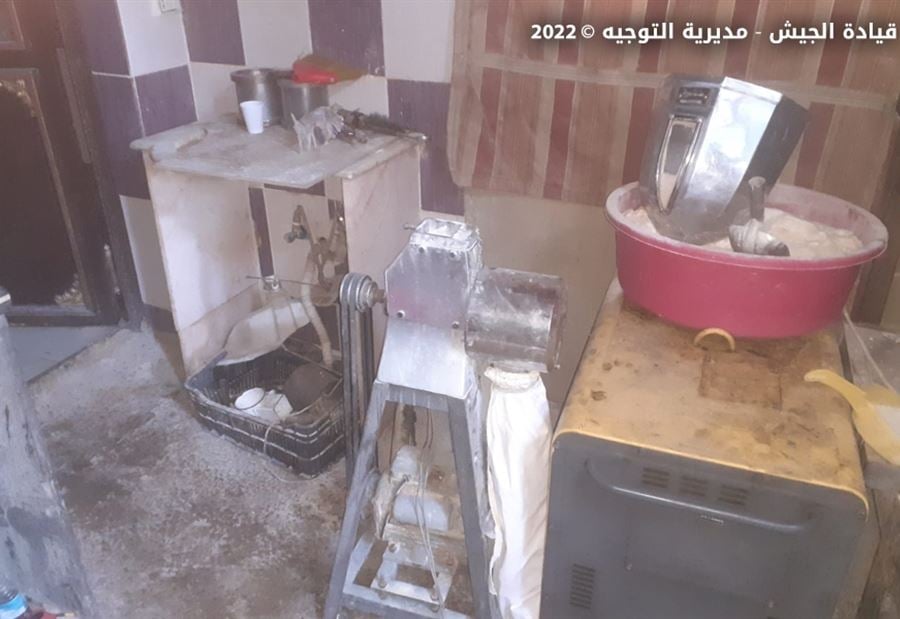 ضبط معمل لتصنيع الكبتاغون في الجمالية- بعلبك (صور) 