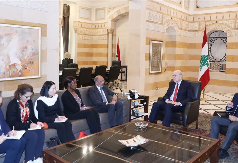 "لمناقشة آليات الدعم"... وفدُ أممي بضيافة ميقاتي