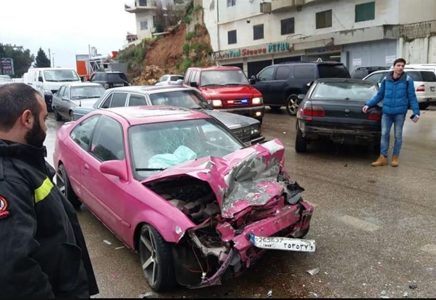 بالصور: جريحان في الهيكلية بالصور: جريحان في الهيكلية