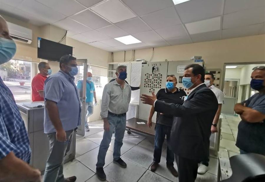 جولةٌ تفقدية "لمؤسسة مياه بيروت" بعد إنفجار المرفأ
