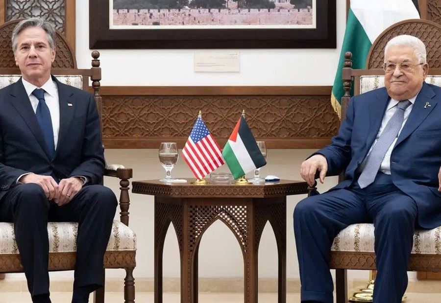 في زيارة هي الثالثة... بلينكن يلتقي عبّاس ونتنياهو!