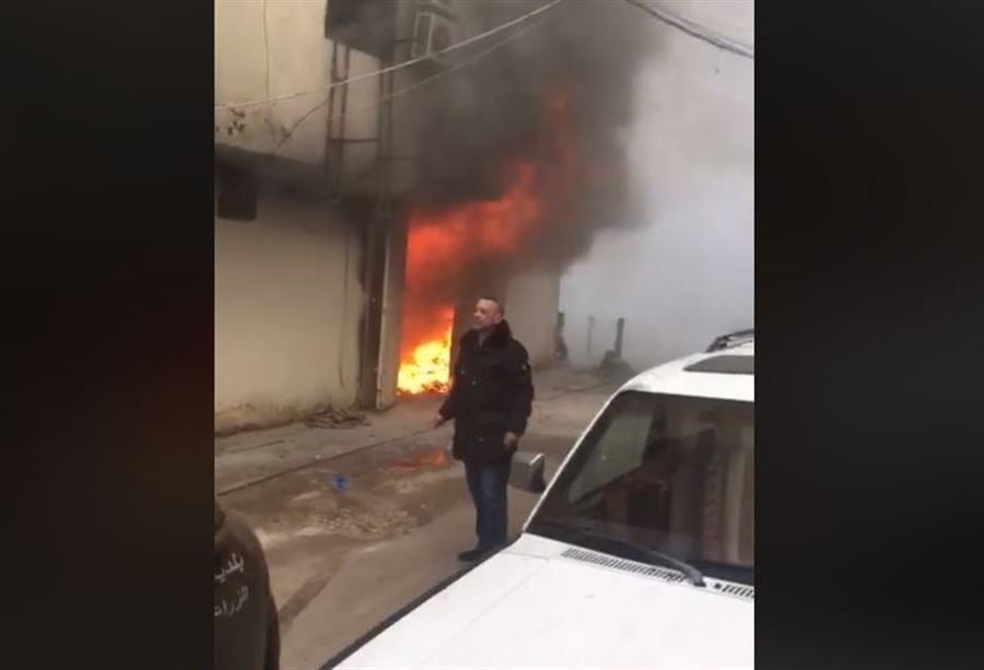 بالفيديو: حريق ضخم في بئر العبد بالفيديو: حريق ضخم في بئر العبد
