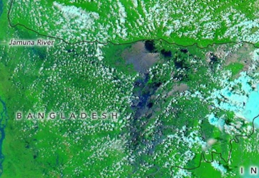 بنغلادش "تغرق"... صور ناسا تكشف حجم الكارثة بنغلادش "تغرق"... صور ناسا تكشف حجم الكارثة