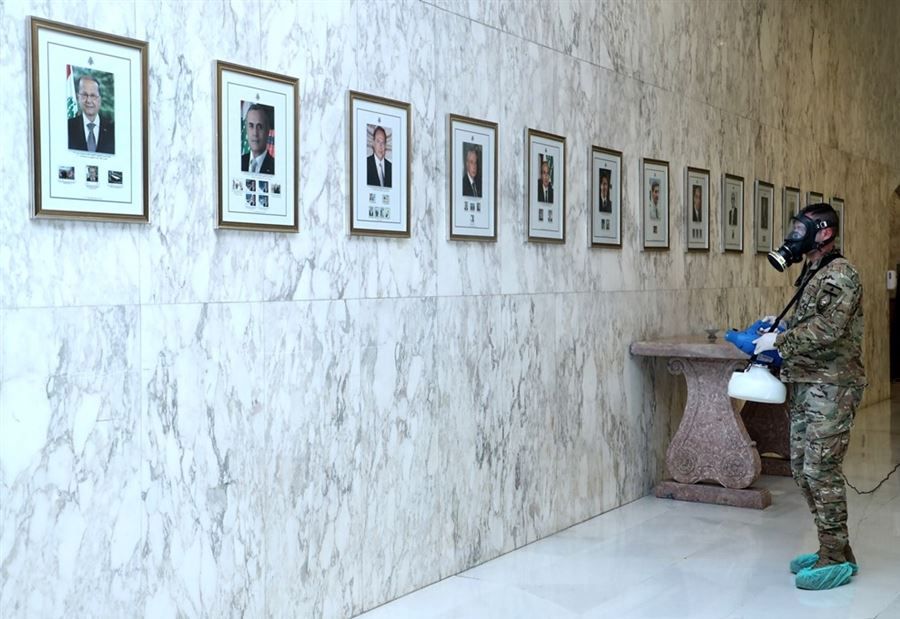 "كورونا"... عمليات التعقيم مستمرة في قصر بعبدا 