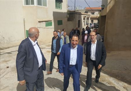الحاج حسن تفقد اضرار السيول في بلدات بقاعية 