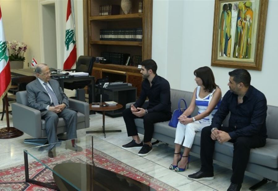 ممثل برازيلي من أصل لبناني بضيافة عون 