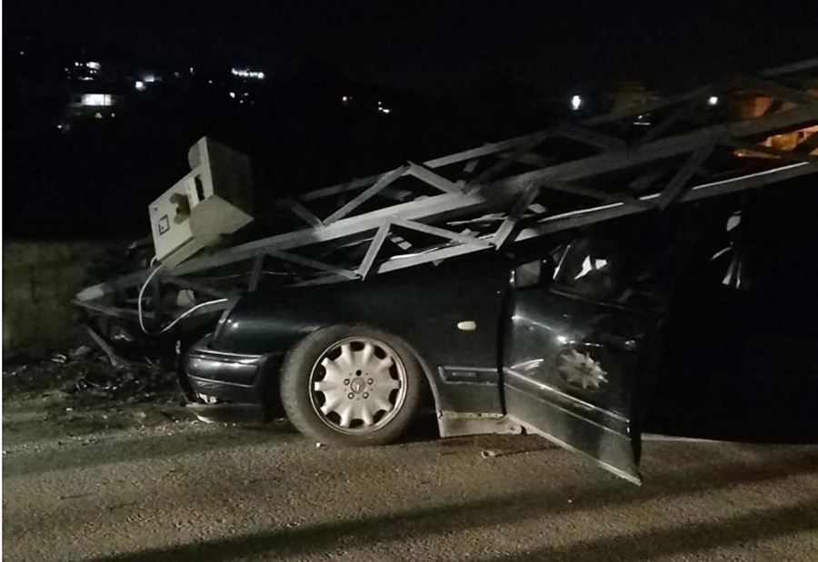بالصورة: جريحتان بحادث اصطدام على طريق بنت جبيل