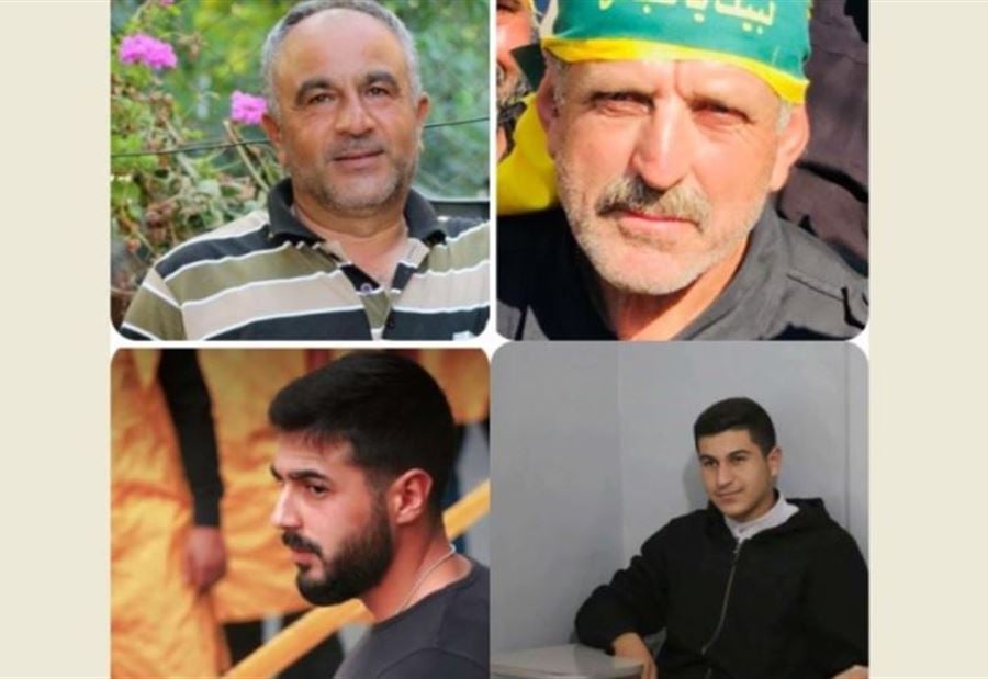 بالأسماء... 4 شهداء في غارة إسرائيلية على عربصاليم بالأسماء... 4 شهداء في غارة إسرائيلية على عربصاليم