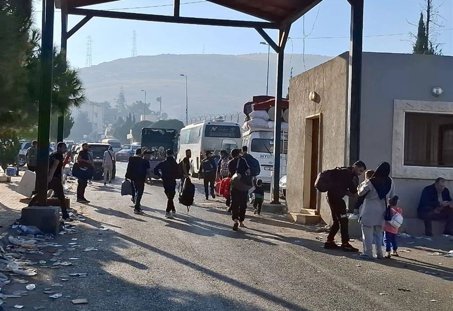 من 23 لغاية 30 أيلول... عبور 234023 سورياً إلى بلدهم