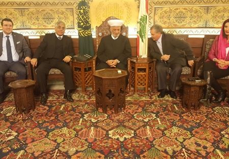 دريان استقبل وفدا من الجامعة اللبنانية 