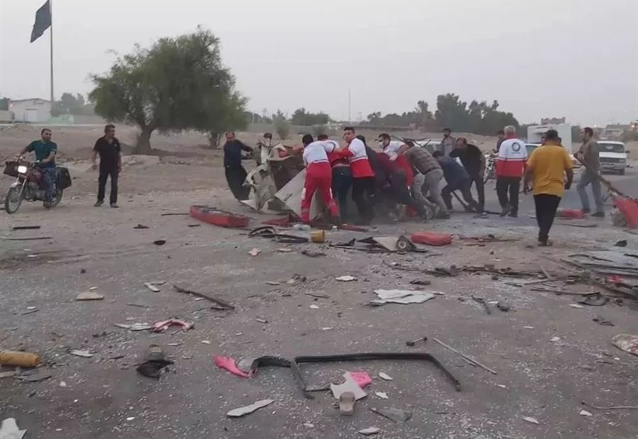 16 قتيلاً بحادث "مروّع" في إيران (فيديو وصور)