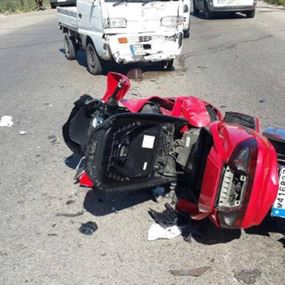 جريحان بحادث سير على طريق طرابلس الضنية
