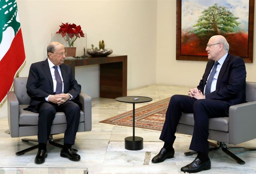 ميقاتي من بعبدا: لا سلفة للكهرباء... "نريد خطة واضحة"