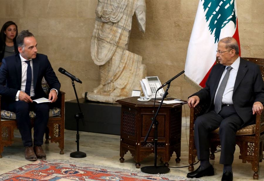 وزير الخارجية الألماني في بعبدا 