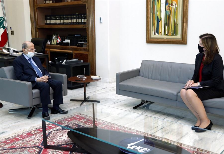 "مفاوضات ترسيم الحدود" بين عون وشيا 