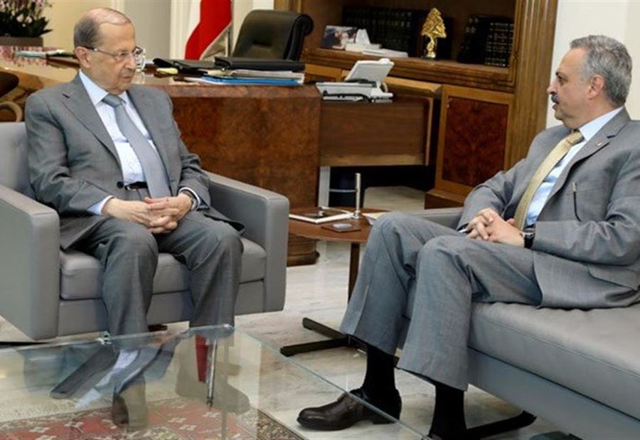 عون يهنئ إرسلان 