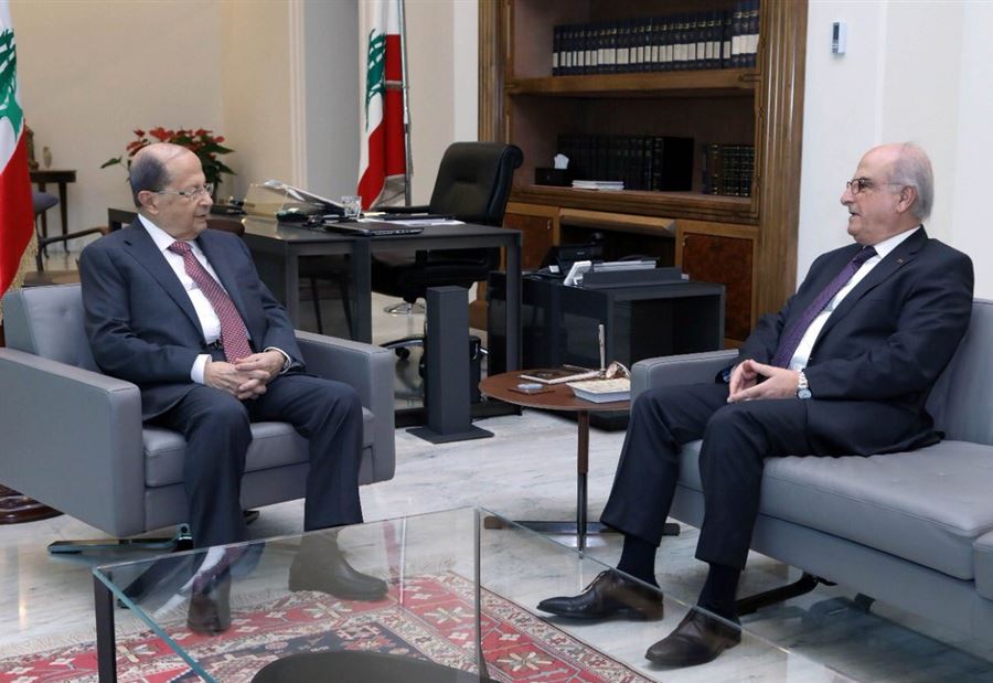 عون لموغيريني: سنواصل العمل لإعادة النازحين الى سوريا 