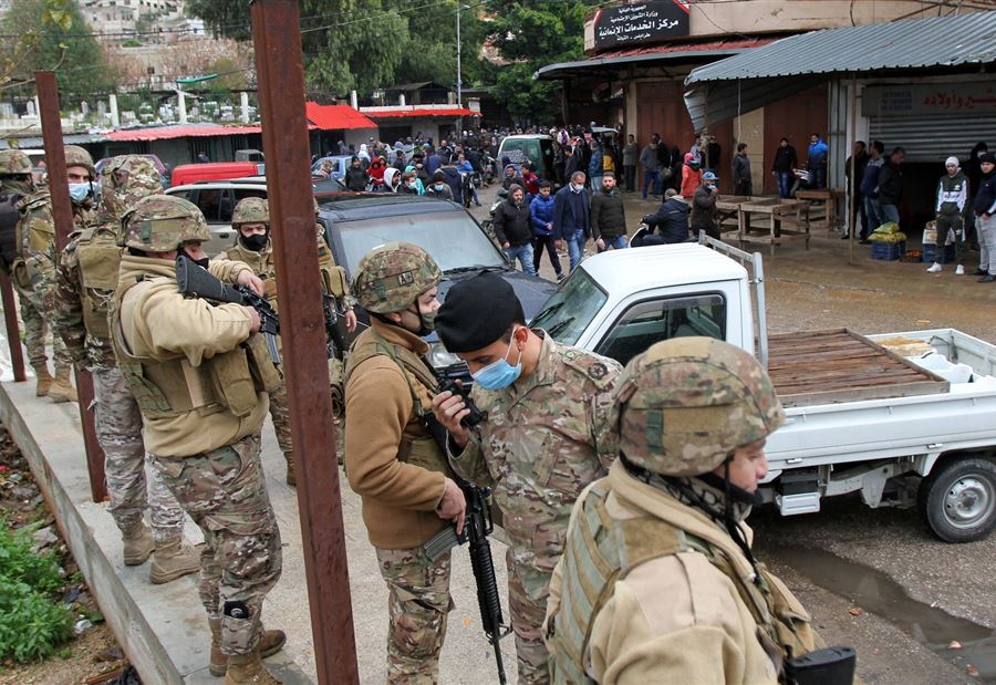حصيلة توقيفات الجيش جراء أحداث طرابلس