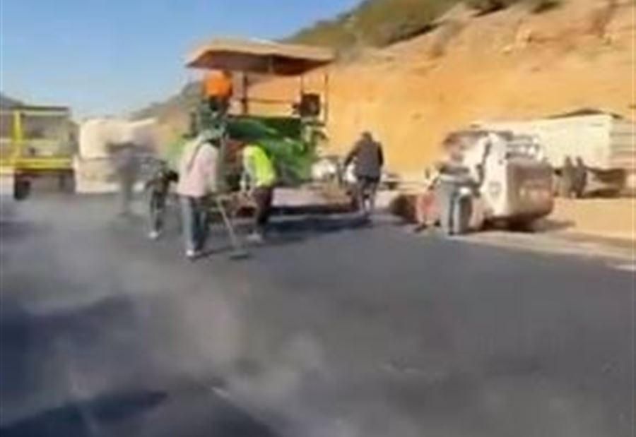 بالفيديو: طريق معبر المصنع الحدودي بات سالكاً