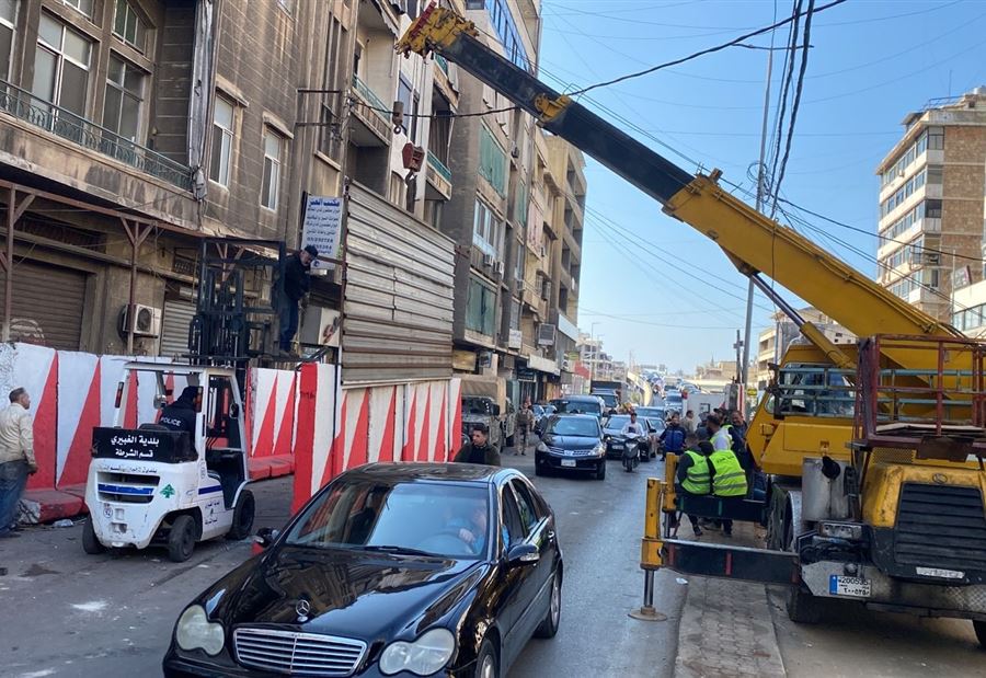 بالصور: توسعة حواجز الجيش في الغبيري