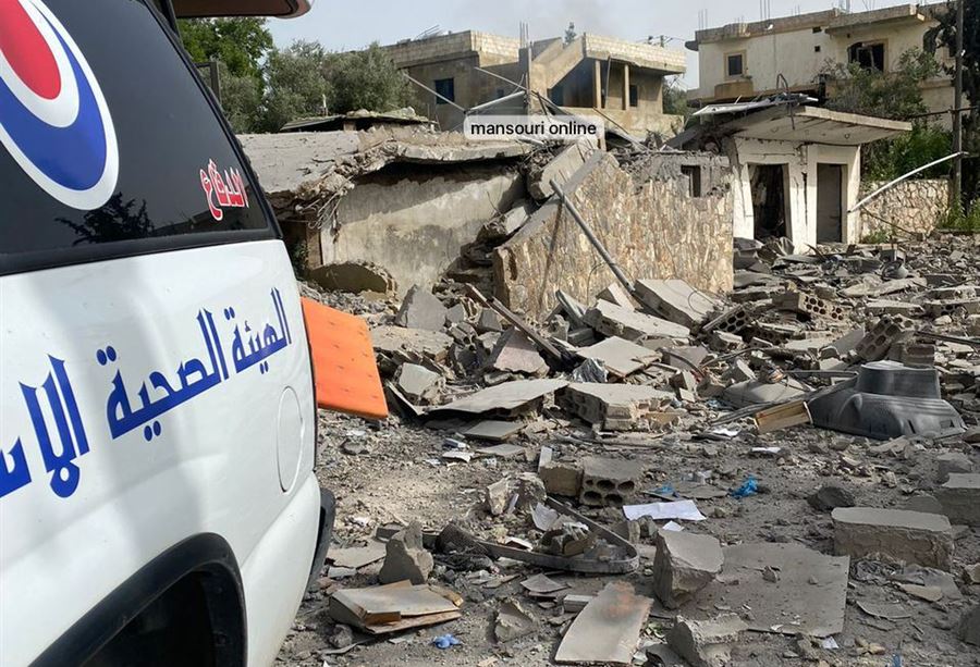 شهداء وجريحان في الغارة الإسرائيلية على الجبين