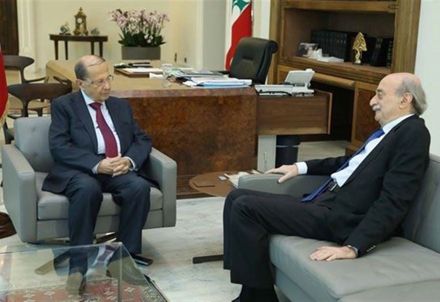 عون يدق ناقوس الخطر وجنبلاط خائف