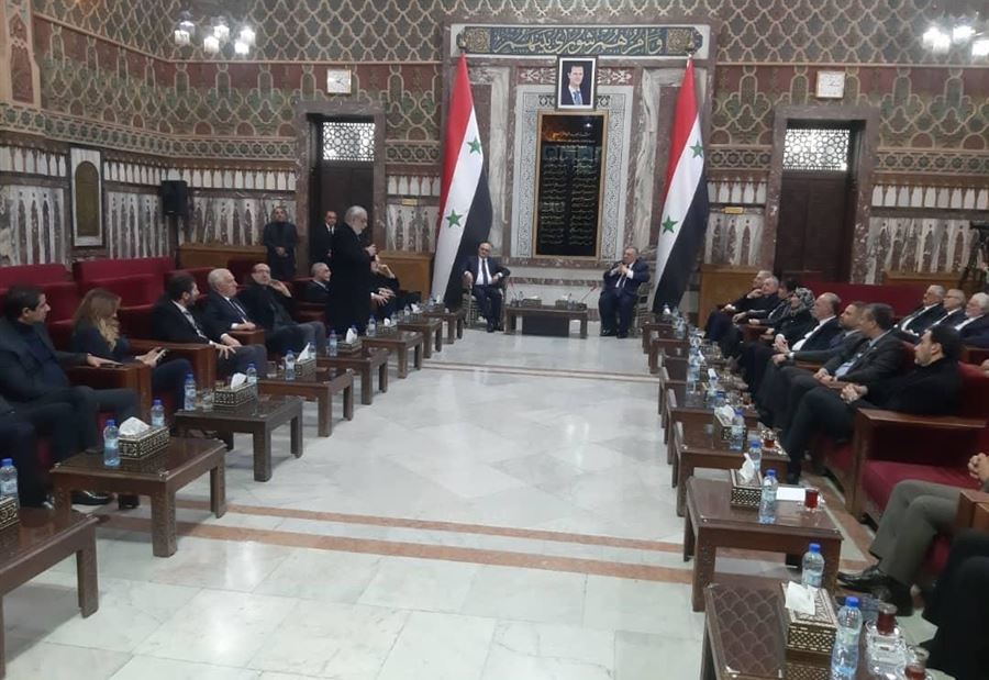 وفد برلماني لبناني يلتقي الأسد