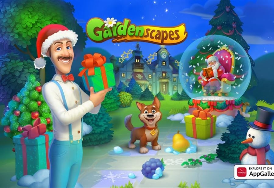 قم بالغوص في عالم "Gardenscapes" النابض بالحياة عبر تطبيق " AppGallery" 