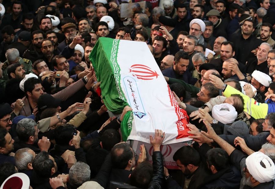 "فاجعة"... 45 قتيلًا خلال تشييع سليماني