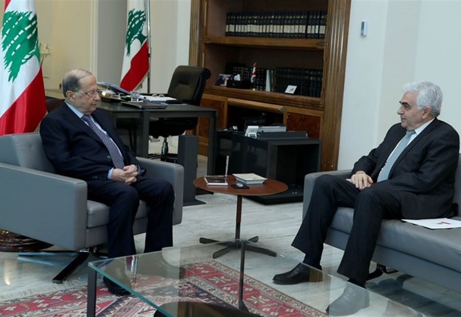 عون تبلَّغ من حتّي حرصًا فرنسيًا على مساعدة لبنان 