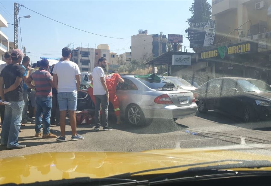 إصابة إمرأة حامل بجروح ورضوض بحادث سير في الكورة