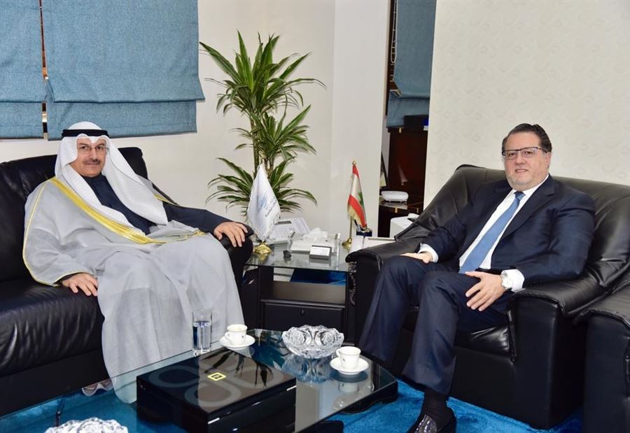 شقير إستقبل سفير الكويت: مجالات التعاون مفتوحة