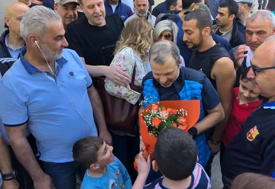 باسيل وصل الى نيحا البقاعية... ويشارك في "Hiking"