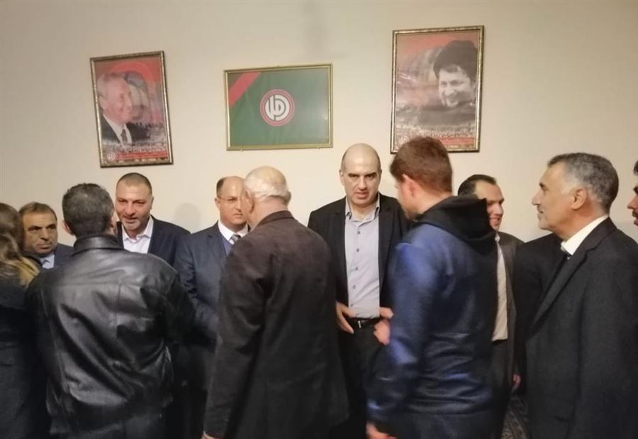لويس لحود يزور اللقيس مهنئاً وزعيتر شاكراً
