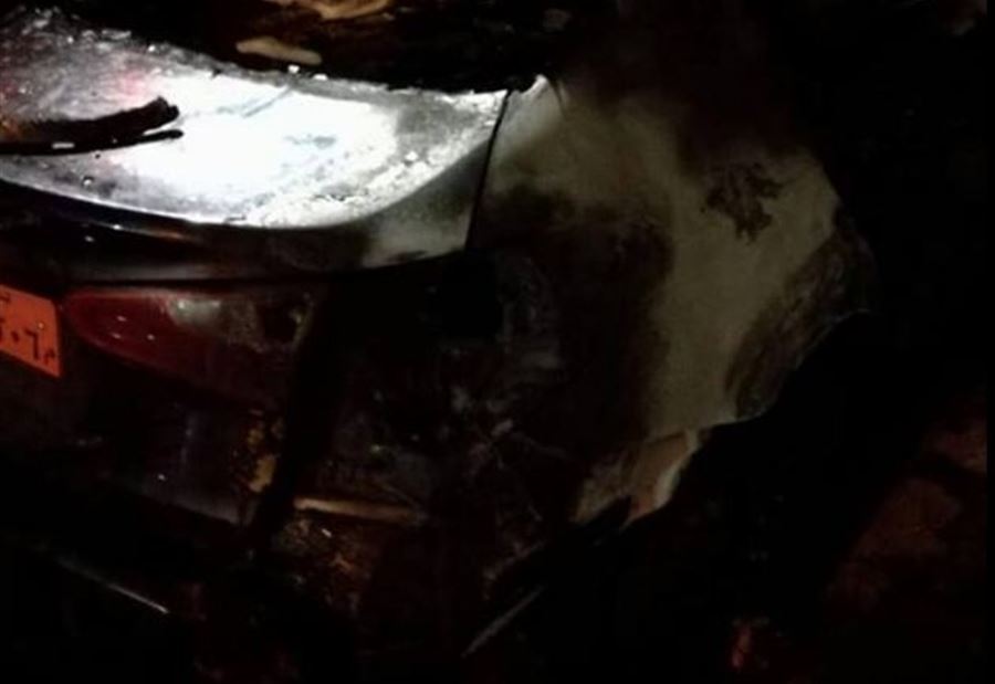 بالصورة: حريق داخل سيارة في سن الفيل بالصورة: حريق داخل سيارة في سن الفيل