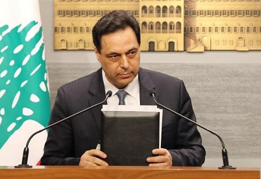 دياب يُطالِب بـ "تحييد لبنان"