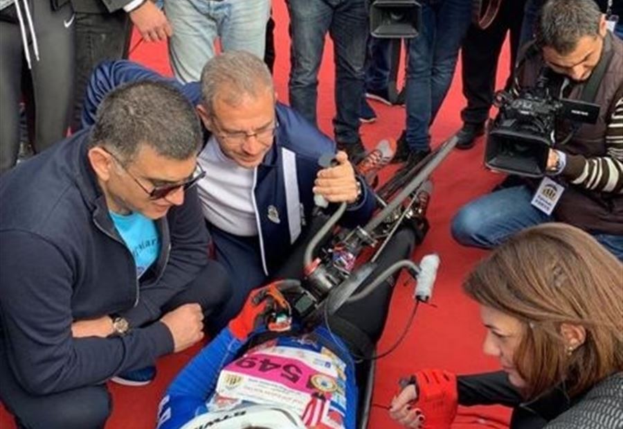 بالصورة: من هو أوّل الواصلين لخط نهاية "نصف ماراثون قوى الأمن"؟