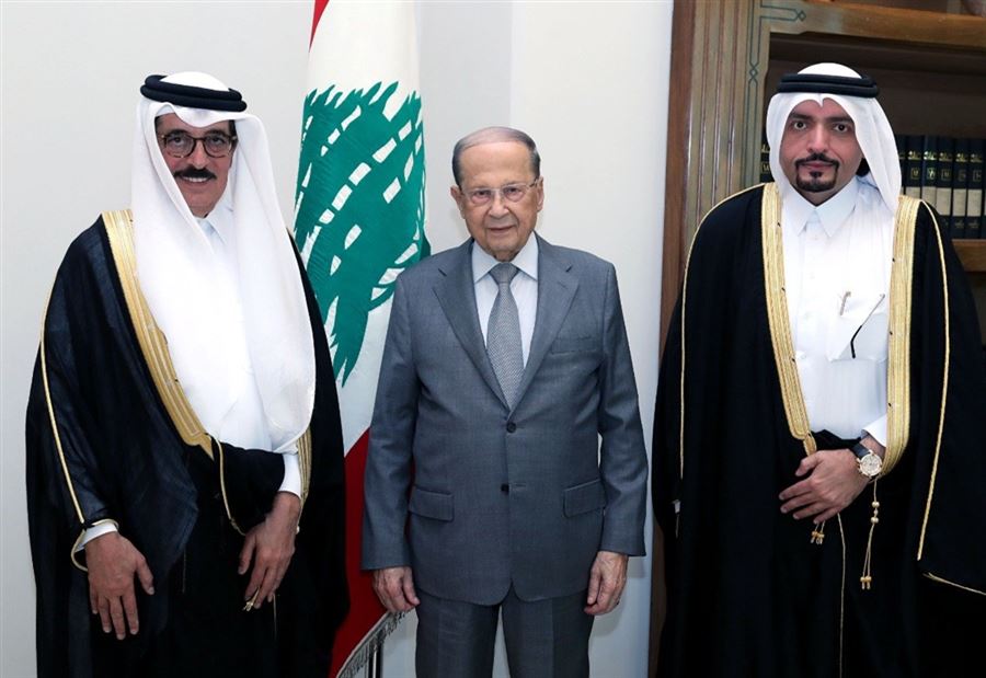 تعزية قطرية لعون في وفاة البطريرك صفير